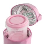 MINILAND BABY Комплект контейнери Pack 2 Go - Светло розов
