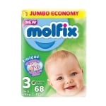 MOLFIX JUMBO 3 Пелени (4-9кг.) 68 броя