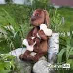 ORANGE TOYS Плюшена играчка Куки - Кучето с кокала 20