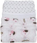 MOTHERHOOD Памучни кърпи 30х30см. 7 броя - момиче