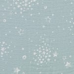 JANE Тензухена пелена (120x120) - Aquarel Blue