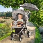 REER Универсален чадър за бебешка количка - син