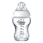 TOMMEE TIPPEE Стъклено шише за хранене EASI VENT 250мл. (0м+) 1бр./оп