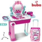 BUBA Комплект за игра тоалетка куфар - розова