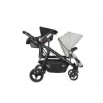 TOPMARK Количка за близнаци 2 Combi Duo Buggy - Grey