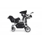 TOPMARK Количка за близнаци 2 Combi Duo Buggy - Black