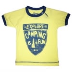 TOPOLINO Бебешка блуза Explore - жълт