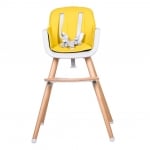 BUBA Столче за хранене Carino - жълто