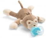 PHILIPS AVENT Залъгалка с плюшена играчка за гушкане - маймунка