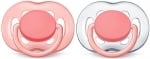 PHILIPS AVENT Силиконови залъгалки Sensitive (6-18м.) (2бр./оп.) розов